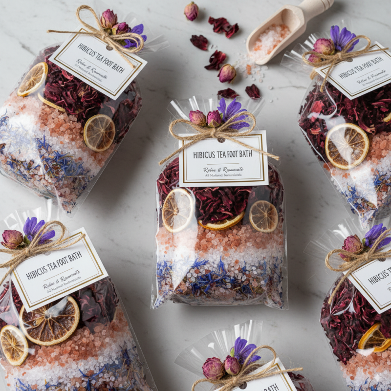 Hibiscus Tea Foot Bath
